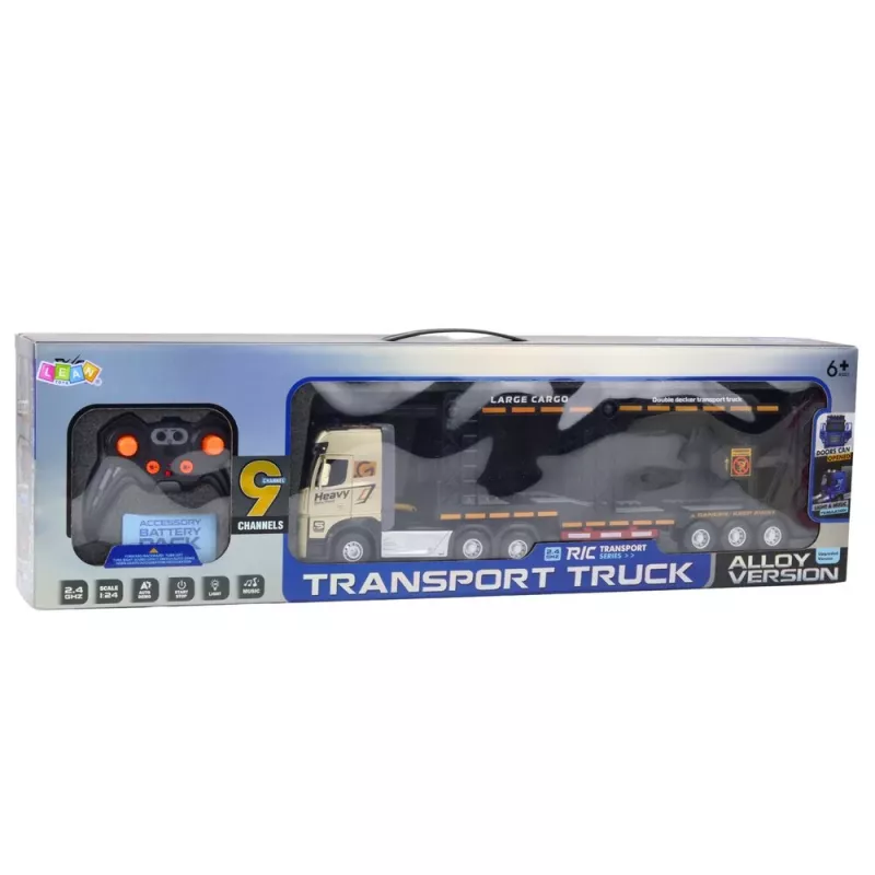 LEAN TOYS Lora veoauto RC puksiirauto 1:24 2,4GHz tulede ja helidega