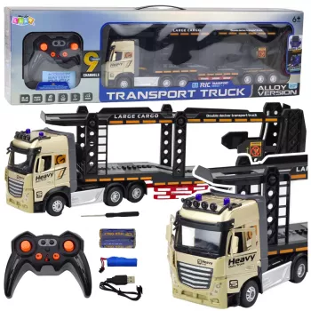 LEAN TOYS Lora veoauto RC puksiirauto 1:24 2,4GHz tulede ja helidega