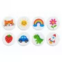 LEAN TOYS Magic 3D maalimispaber DIY puidumassist kettad 20 tk 6 cm
