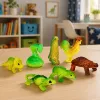 LEAN TOYS Magic Egg Kooruv Dinosauruse Muna Veega Valge 6,5 cm