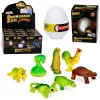 LEAN TOYS Magic Egg Kooruv Dinosauruse Muna Veega Valge 6,5 cm