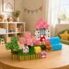 LEAN TOYS Magnetilised ehitusklotsid 50-osaline komplekt – 3D piksel ükssarviku kuubikud, ABS plastik, loominguline ehitusmänguasi