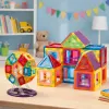 LEAN TOYS Magnetilised ehitusklotsid, 70 tk – Hariduslik STEM ehitusmänguasi tugevate neodüümmagnetitega, mitmevärviline ABS-plast, ohutu ja vastupidav lastele alates 3. eluaastast