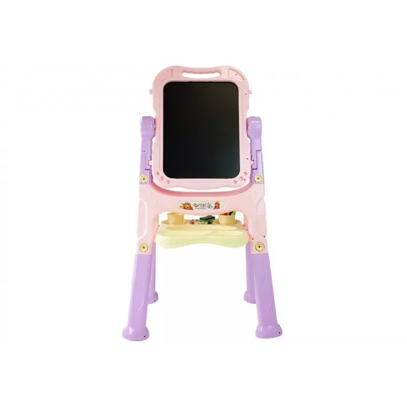 LEAN TOYS Magnetiline tahvel sinine punane tarvikutega