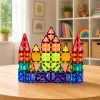 LEAN TOYS magnetilised ehitusklotsid 3D paneelid loominguline STEM värviline 73 tk