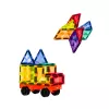 LEAN TOYS Magnetilised ehitusklotsid 3D paneelid Loov STEM Värvilised 85 tk.