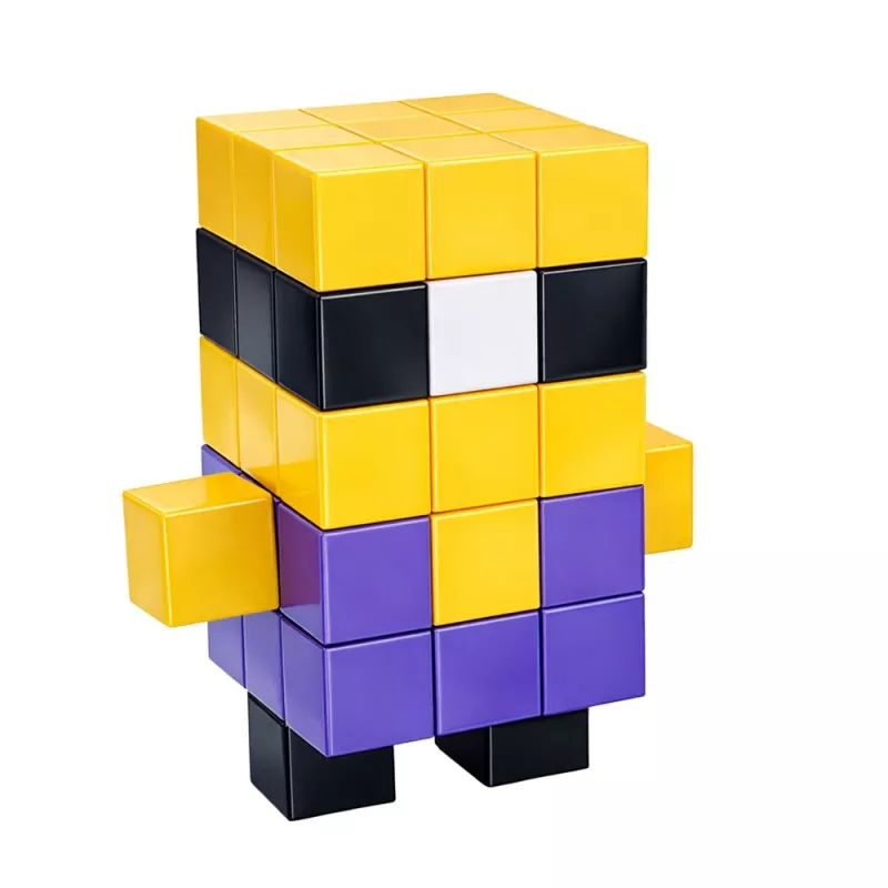 LEAN TOYS magnetilised ehitusklotsid kuubikud 3D klotsid värvilised 96 tk
