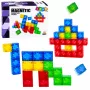 LEAN TOYS Magnetilised ehituskuubikud Värvilised 3D kuubikud 160 tk