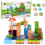 LEAN TOYS Magnetilised Ehitusklotsid Kuubikud Ruut Maailm 3D 114 Tükki
