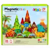 LEAN TOYS Magnetilised ehitusklotsid dinosaurused vulkaan 31 tk