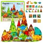 LEAN TOYS Magnetilised ehitusklotsid dinosaurused vulkaan 31 tk