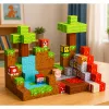 LEAN TOYS Magnetilised ehitusklotsid Pixel World värvilised kuubikud 146 tk