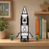 LEAN TOYS magnetilised ehitusklotsid kosmoseraketi kujundid 26 tk