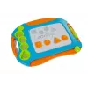 LEAN TOYS Magnetiline joonistustahvel geomeetriliste templitega