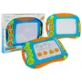 LEAN TOYS Magnetiline joonistustahvel geomeetriliste templitega