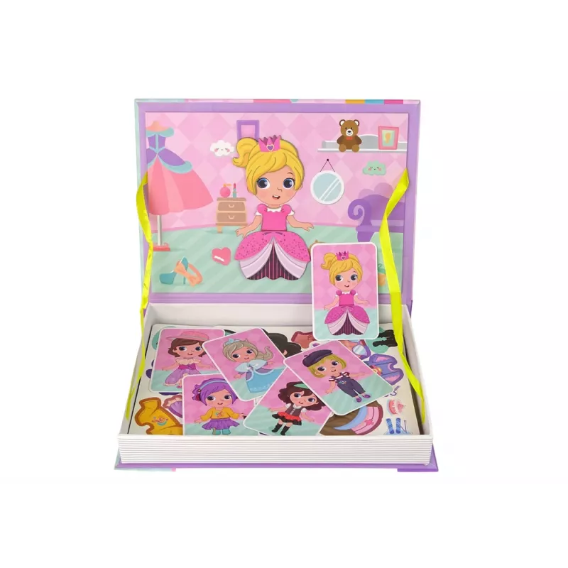 LEAN TOYS Magnetiline Pusleraamat Riietumiskostüümid