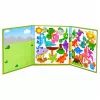 LEAN TOYS Magnetiline pusleraamat Dinosaurs Colorful Magnets 30 tk