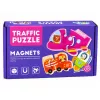 LEAN TOYS Magnetmõistatus Sõidukid Õppimiseks Transpordivahendite Komplekt 30 tk