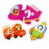 LEAN TOYS Magnetmõistatus Sõidukid Õppimiseks Transpordivahendite Komplekt 30 tk