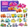 LEAN TOYS Magnetmõistatus Sõidukid Õppimiseks Transpordivahendite Komplekt 30 tk