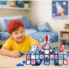 LEAN TOYS Magnetilised Kosmoseaknad Ehitusklotsid 90 tk – ABS Plastik STEM Ehituskomplekt