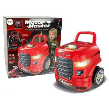 LEAN TOYS Mehaanikakomplekt, Lahtivõetav Veok, Töökoja Tööriistad