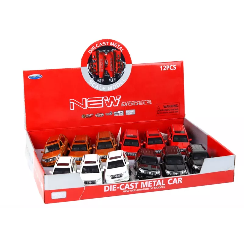 LEAN TOYS Metal Auto 12 cm Heliefektid Tuli Mitmes Värvitoonis