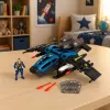 LEAN TOYS Military ründelennuk sõdurikujuga, stardiseadmed, tuled ja helid