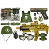 LEAN TOYS Military Toy Set Soft Bullet Pistols MP7