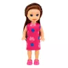 LEAN TOYS Mini nukukomplekt kassaaparaadi, müüjana, hamburgeri ja jäätise tarvikutega