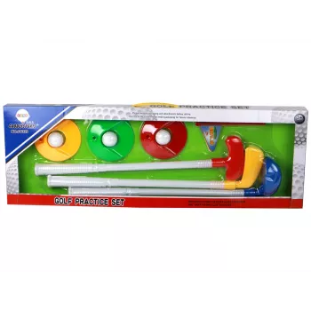 LEAN TOYS Minigolfi komplekt lastele, kepid, 12 tükki
