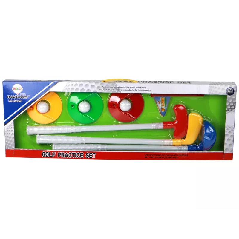 LEAN TOYS Minigolfi komplekt lastele, kepid, 12 tükki