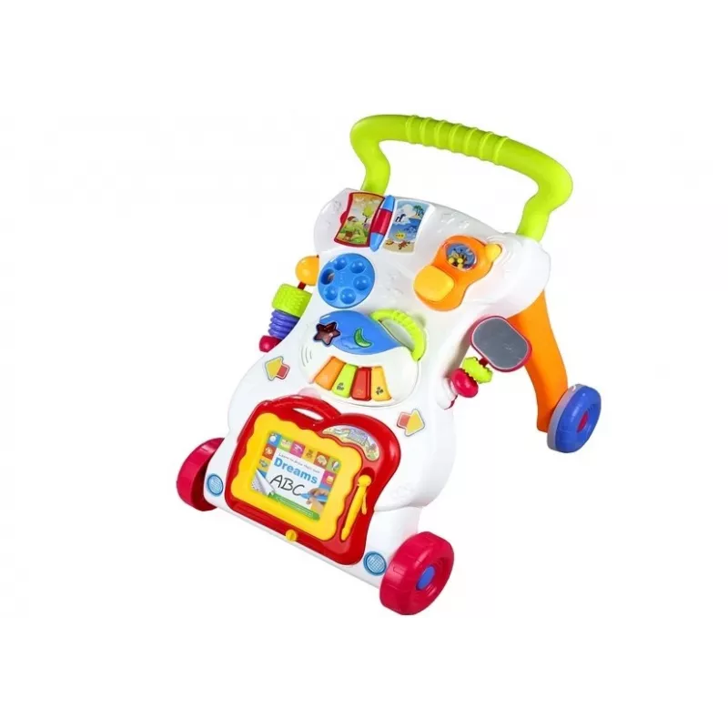 LEAN TOYS Multifunktsionaalne Lükaja Beebi Esimeste Sammude Toetamiseks