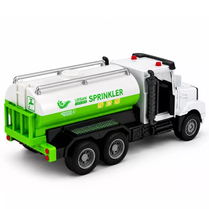 LEAN TOYS Munitsipaalsõiduk Metallkabiin Sõit Avatavad Uksed Tuled Helid 1:46