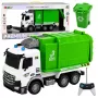 LEAN TOYS Kommunaalsõiduk Kaugjuhtimisega Prügiauto RC Konteiner Prügikast Tuled 1:14