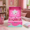 LEAN TOYS Muusikakarp Ehtekarp Pöörlev Ükssarvik Roosa