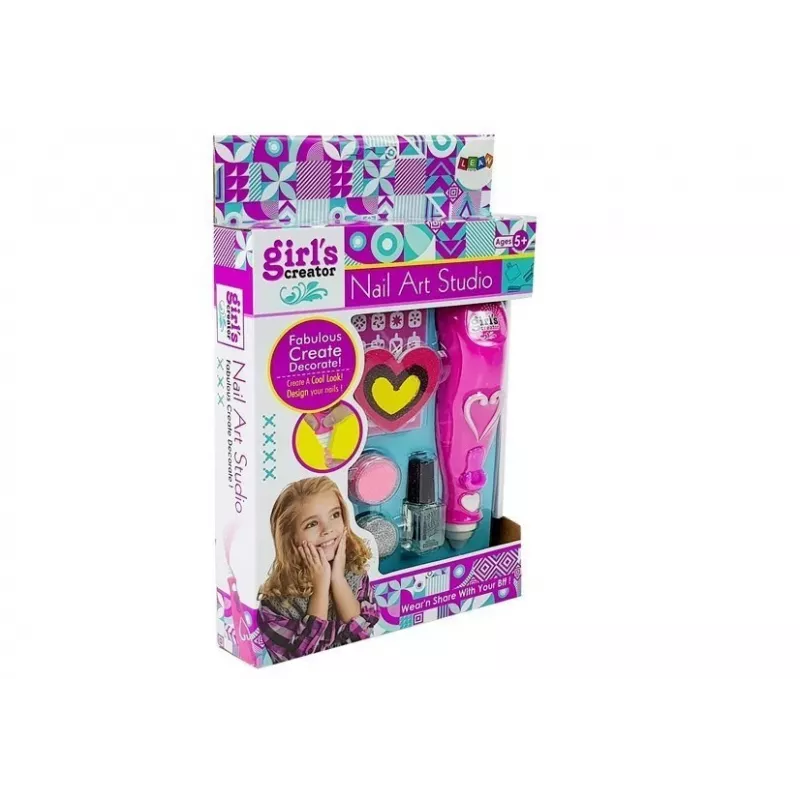 LEAN TOYS Küünelakikomplekt Dosiga Glitter Küünelakk