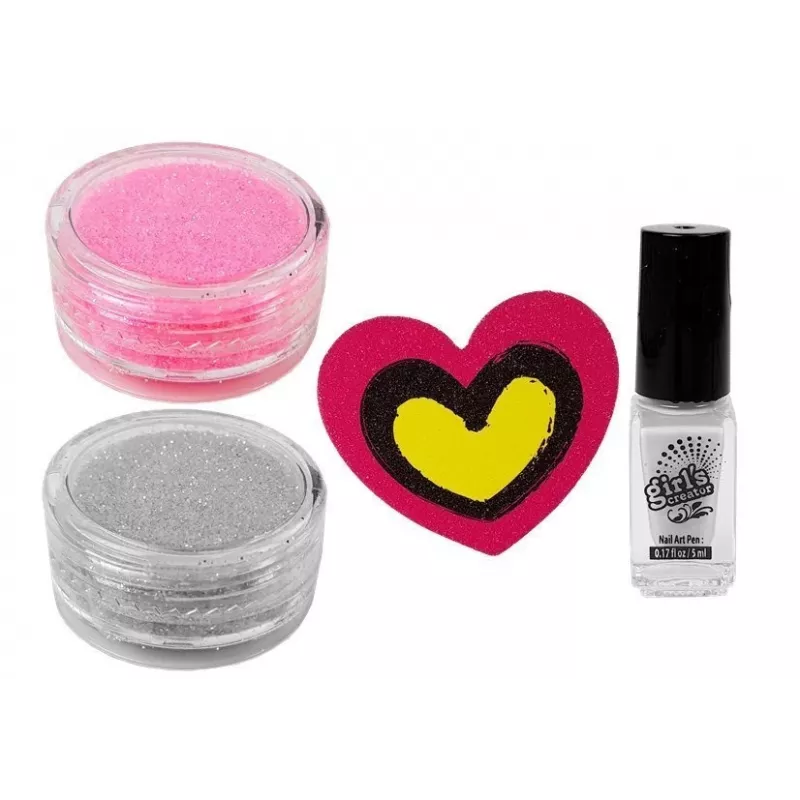 LEAN TOYS Küünelakikomplekt Dosiga Glitter Küünelakk