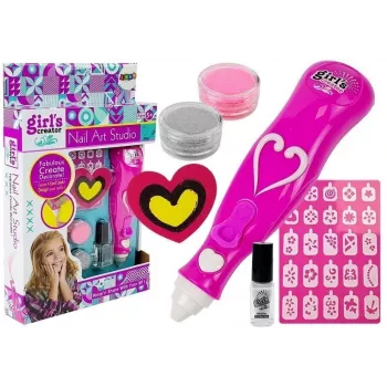 LEAN TOYS Küünelakikomplekt Dosiga Glitter Küünelakk
