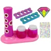 LEAN TOYS Küünte värvimise komplekt Nail Glitter Dispenser Nail Lacquer Stickers