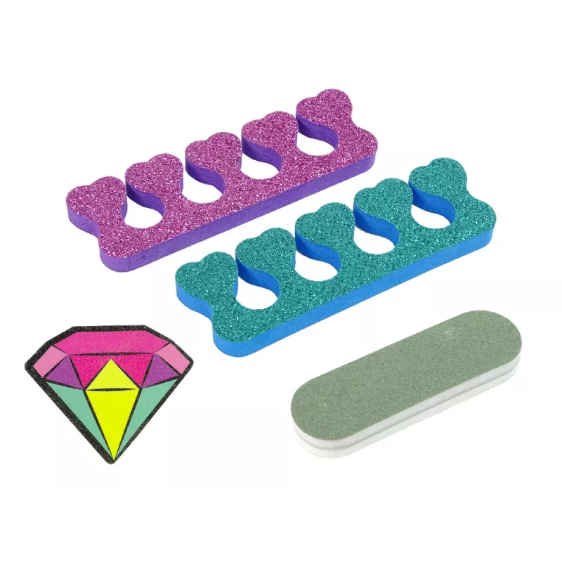 LEAN TOYS Nail Painting Set Nail Lacquers Pens Coloured Stickers