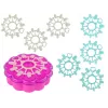 LEAN TOYS Nail Painting Set Nail Lacquers Pens Coloured Stickers