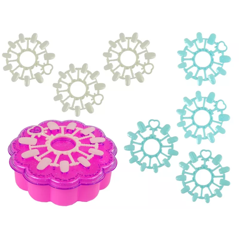 LEAN TOYS Nail Painting Set Nail Lacquers Pens Coloured Stickers