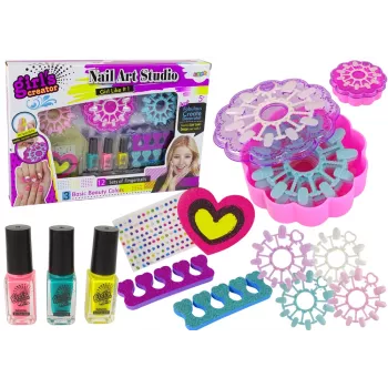 LEAN TOYS Nail Styling Set for Little Ladies Nail Art Studio