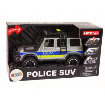 LEAN TOYS Off Road Police Auto 1:14 Friction Drive