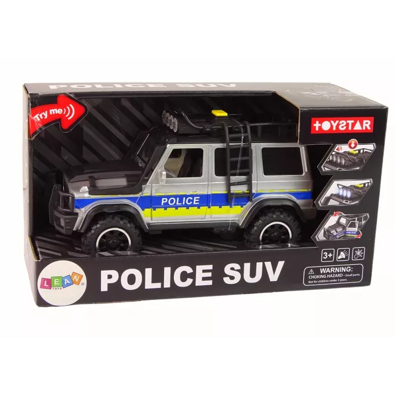 LEAN TOYS Off Road Police Auto 1:14 Friction Drive