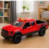 LEAN TOYS pikap 1:12 RC avatavate ustega, tagatuled, helid – punane