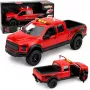 LEAN TOYS pikap 1:12 RC avatavate ustega, tagatuled, helid – punane