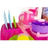 LEAN TOYS Roosa köök veepottide ja toidukaupadega, heliefektid