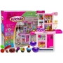 LEAN TOYS Roosa köök veepottide ja toidukaupadega, heliefektid
